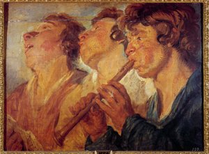 Trois musiciens ambulants