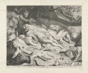 Repos de Diane et de ses nymphes après la chasse - Jacob Louys