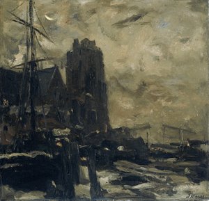 Dordrecht le soir - Jacob Maris