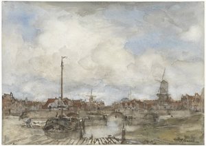 Vue sur une Ville - Jacob Maris