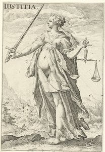 Justice - Jacob Matham (attributed to)