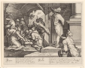 Adoration des bergers - Jacob Matham