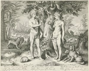 Adam et Ève au paradis