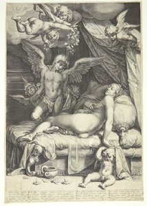 Amour et Psyché - Jacob Matham