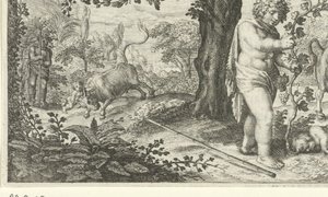 Bacchus et Ampelus - Jacob Matham