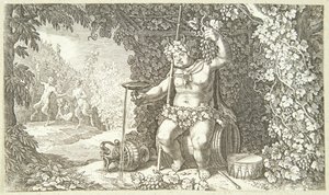 Bacchus comme dieu du vin - Jacob Matham