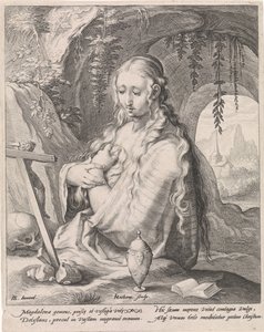 Marie Madeleine pénitente - Jacob Matham