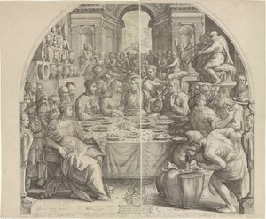 Les Noces de Cana - Jacob Matham