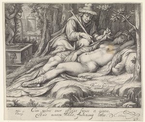 Cimone et Iphigénie - Jacob Matham