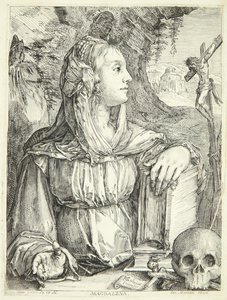 Marie Madeleine pénitente - Jacob Matham