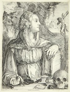 Marie Madeleine pénitente - Jacob Matham
