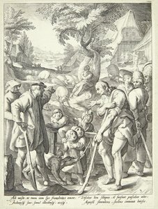 Le fils prodigue devient porcher - Jacob Matham