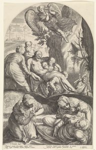 Mise au tombeau du Christ - Jacob Matham