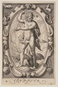 Jupiter, extrait des Sept Planètes - Jacob Matham