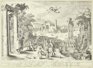 Mercure et Herse - Jacob Matham