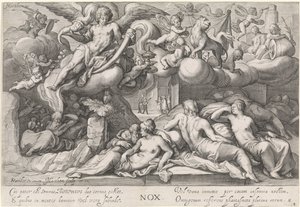 Nuit (Nox) (série: Les quatre moments de la journée) - Jacob Matham