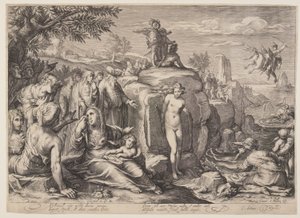 Persée et Andromède - Jacob Matham