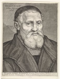 Portrait de Michel-Ange - Jacob Matham