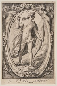 Sol, extrait des Sept planètes - Jacob Matham