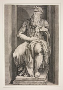 Statue de Moïse du tombeau de Jules II - Jacob Matham