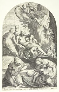 La mise au tombeau du Christ - Jacob Matham