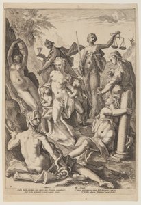 Les sept vertus - Jacob Matham