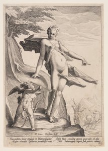 Vénus, Cupidon et Pluton - Jacob Matham