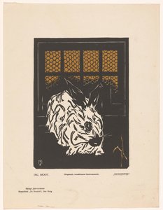 Lapin dans une cage (Konijntje) - Jacob  Mooij