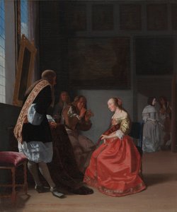 Une compagnie musicale, vers 1668