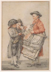 Le vendeur de gravures - Jacob Perkois (signed by artist)