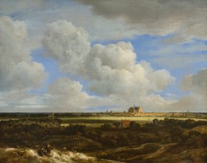 Vue panoramique de Haarlem - Jacob Salomonsz. Ruysdael