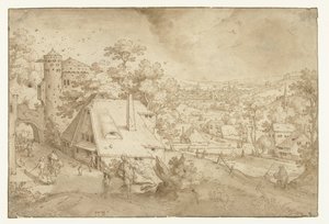 Paysage avec Abraham et Isaac - Jacob Savery (I)