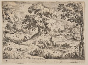 Chemin au bord d