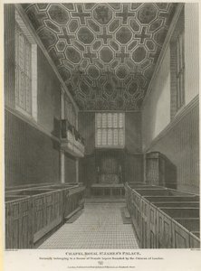 Chapelle royale au palais de St James - Jacob Schnebbelie