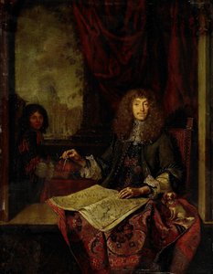 Portrait de Carel Quina (1622-89), chevalier du Saint-Sépulcre et explorateur né à Amsterdam - Jacob Toorenvliet