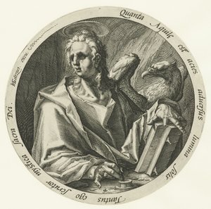 Évangéliste Jean - Jacob de Gheyn (II) (attributed to)