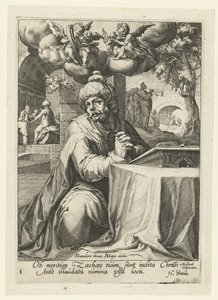 Zachée comme pécheur repentant - Jacob de Gheyn (II) (workshop of)