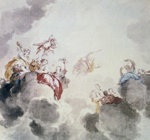 Scène céleste, 18ème siècle