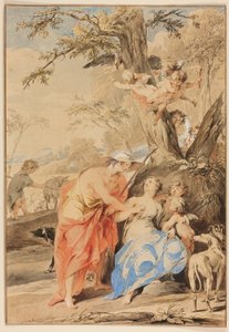 Jupiter et Mnémosyne - Jacob de Wit