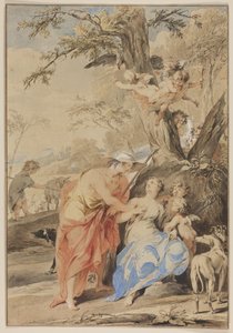 Jupiter et Mnémosyne, 1733