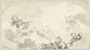 Projet pour une peinture de plafond - Jacob de Wit