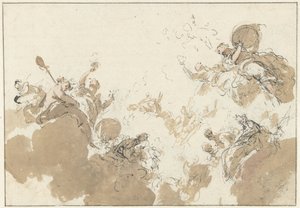Projet pour une peinture de plafond