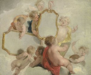 Putti avec des miroirs