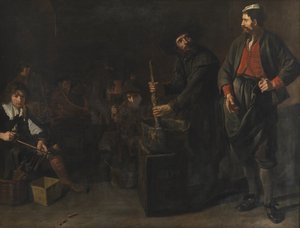 Une usine de verre et de corail - Jacob van Loo
