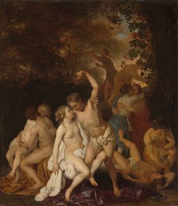 Scène avec des bacchantes