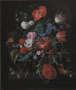Un bouquet de fleurs - Jacob van Walscapelle