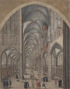 Intérieur de la cathédrale de Strasbourg, vers 1625-30 - Jacob van der Heyden.