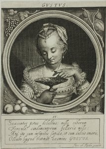 Le goût, quatrième assiette des Cinq Sens - Jacob van der Heyden