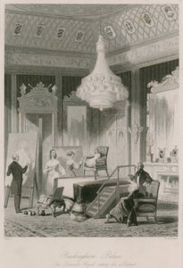 La Princesse Royale posant pour un portrait au Palais de Buckingham - Jacob van der Heyden