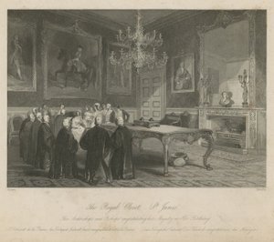 Le cabinet royal au palais de St James - Jacob van der Heyden